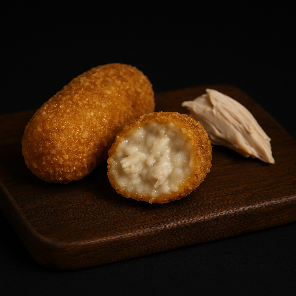 Croquetes de pollastre rostit
